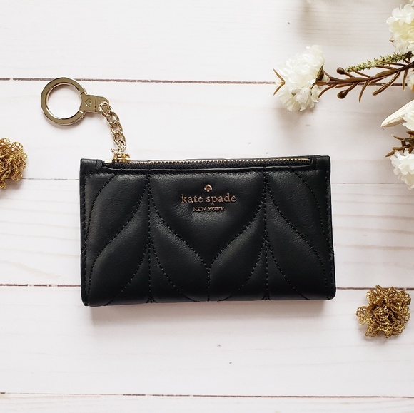 kate spade Handbags - Kate Spade Mikey Black Key Ring Wallet NWT